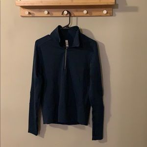 Lululemon Teal Athletic Pullover Halfzip